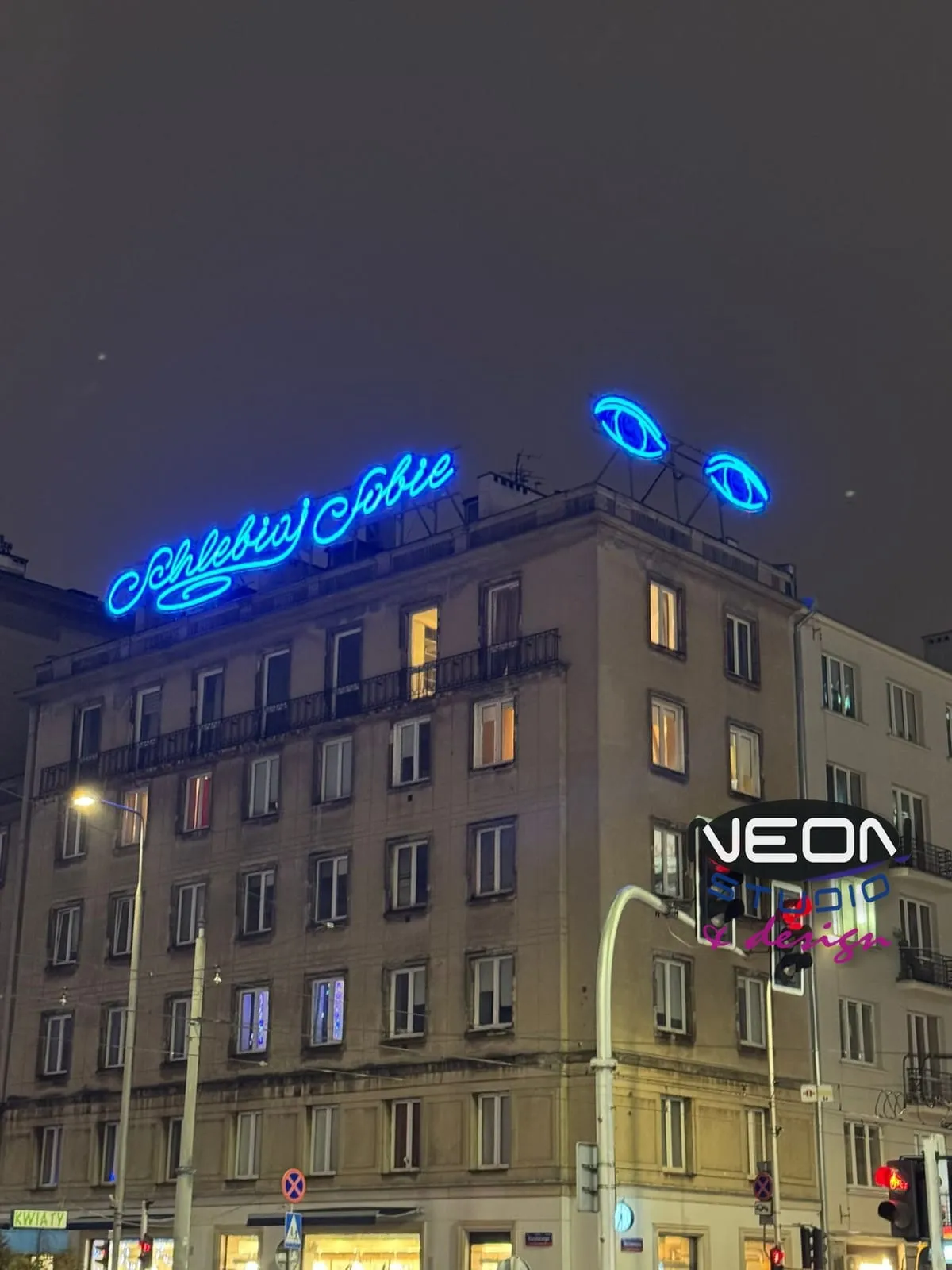 Largest animated glass neon in Poland